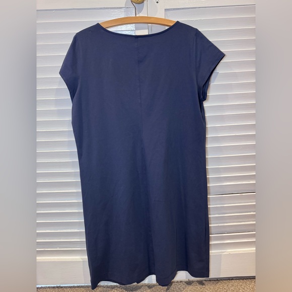 Lilly Pulitzer Navy Rope Trim Pima Cotton Tunic Dress Coverup XL - Picture 2 of 4